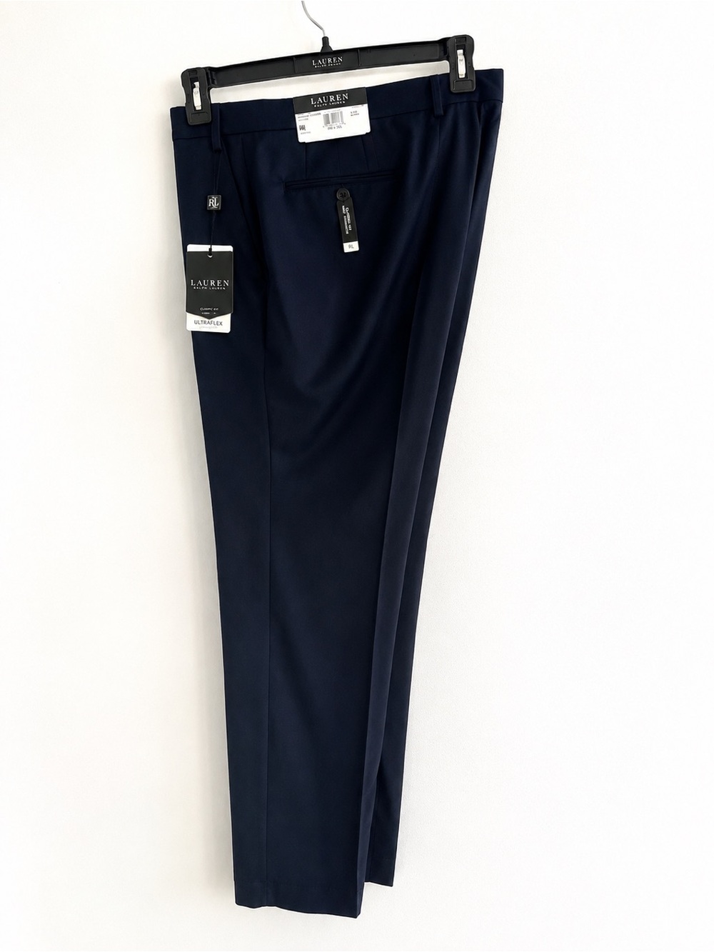Ralph Lauren Men’s Classic Fit UltraFlex Stretch Dress Pants Navy 40W x 30L